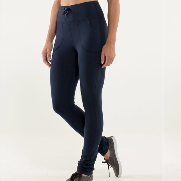 lululemon athletica Pants - Lululemon High Wasted Navy Skinny Will Pant